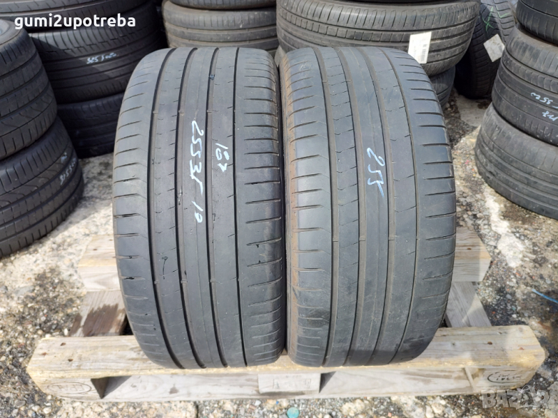 255/35/19 Пирели Пи Зеро PZ4 2018г 4,7-8мм Рън Флат, снимка 1