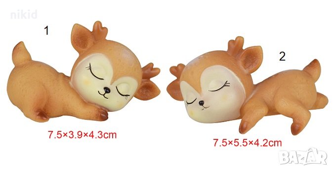 Сърна сърничка елен пластмасова фигурка за игра и декорация торта топер, снимка 1