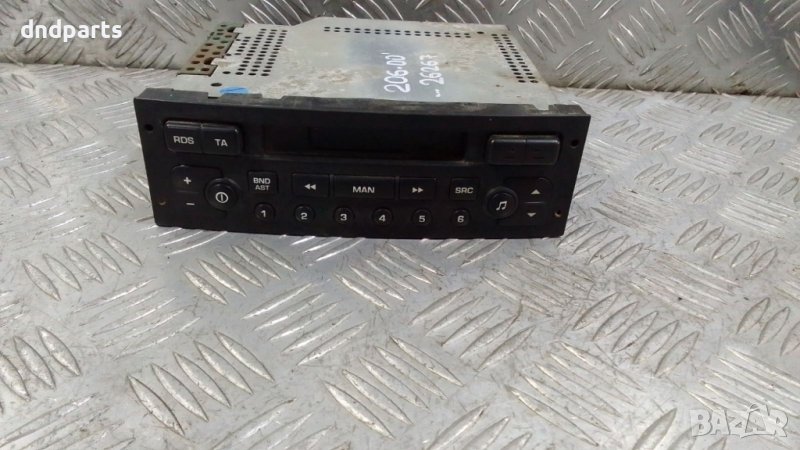 Касетофон Peugeot 206 2000г.	, снимка 1