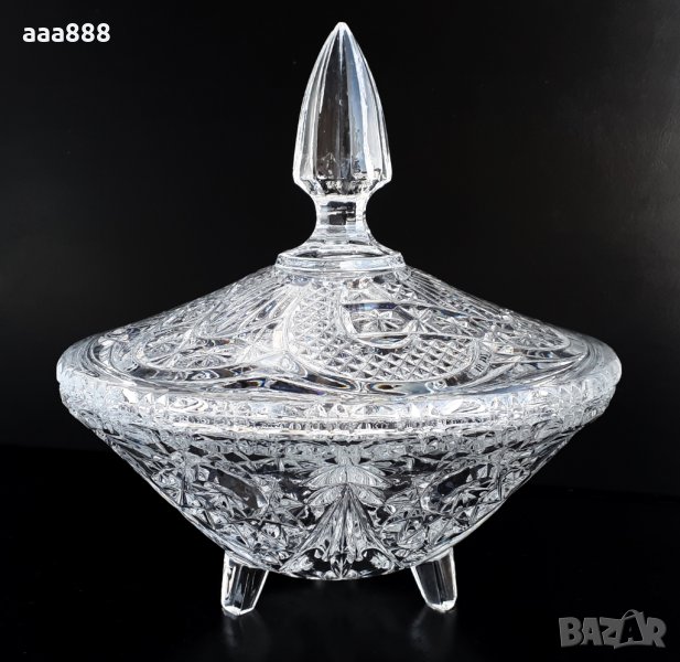 Бонбониера чешки кристал, снимка 1
