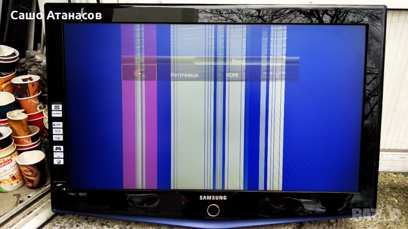SAMSUNG LE32R71B със счупена матрица , BN96-03057A , BN41-00680C , V320B1-L01-C , VIT70002.00 REV:5, снимка 1