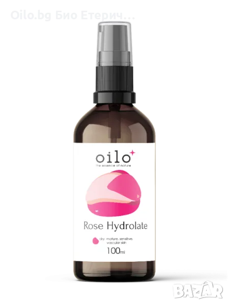 Oilo БИО Етерични масла Роза хидролат - Rose Hydrolate, снимка 1