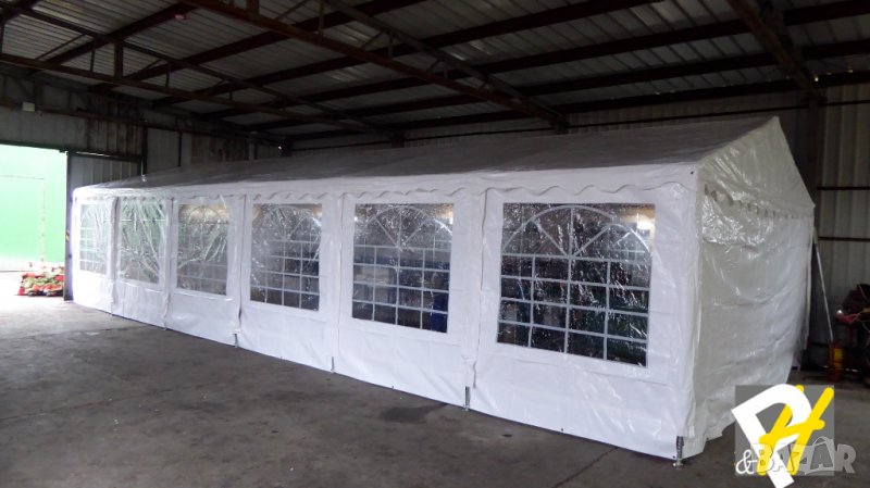 Шатра 5х12м, PVC 500гр/м2 - 100% водоустойчива, снимка 1