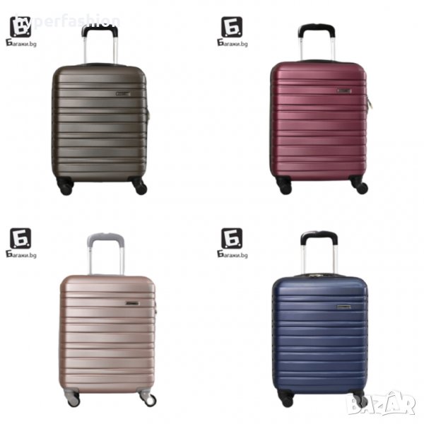 55x39x20 Куфари за ръчен багаж в самолет в няколко цвята, КОД:8094, снимка 1