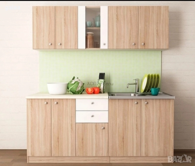 Кухня Мареа 1 - сонома + мивка НОВИ!!!, снимка 1