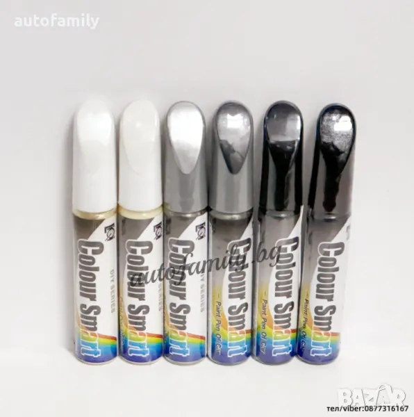 Коректор за автомобилна боя Renault 6 цвята 12ml, снимка 1