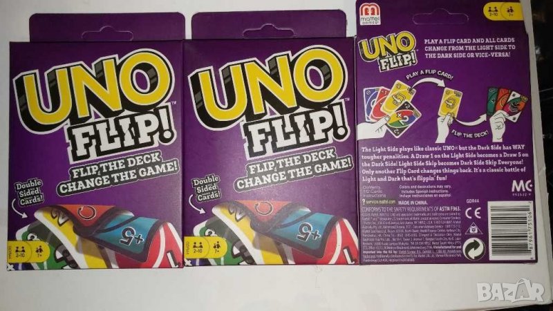 Новите карти УНО флип\ UNO Флип, снимка 1