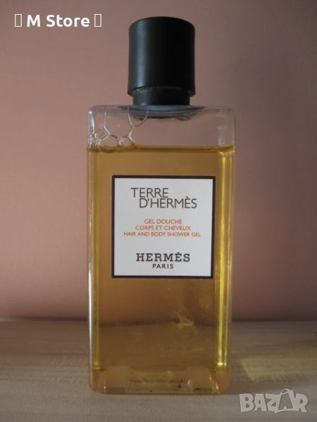 Terre d'hermes оригинален мини душ гел 80 мл коса и тяло, снимка 1