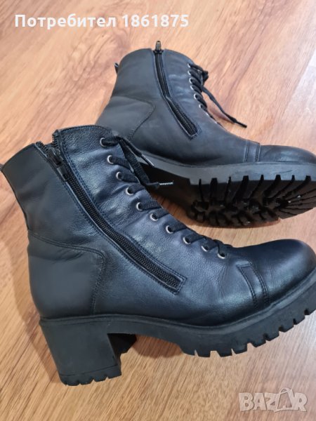 Топли боти естествена кожа , снимка 1