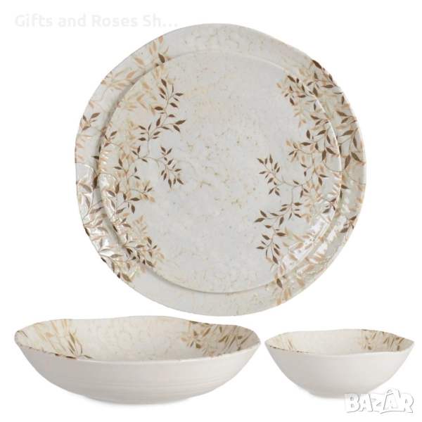 Порцеланов сервиз за хранене - 24 части, снимка 1