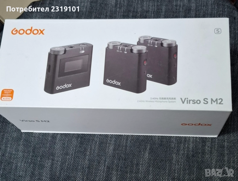  GODOX Virso S M2 Лаважен Микрофон , снимка 1