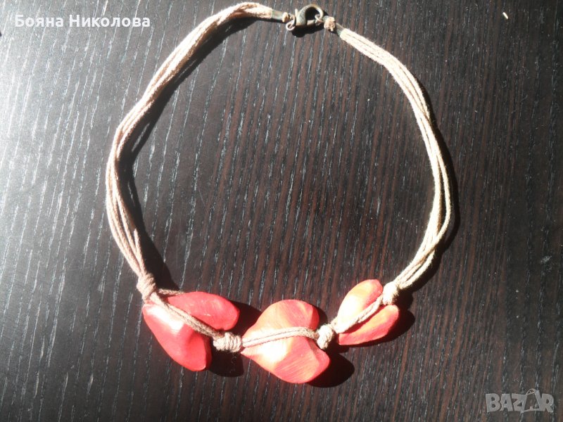 Авторски гердан със сърца, снимка 1