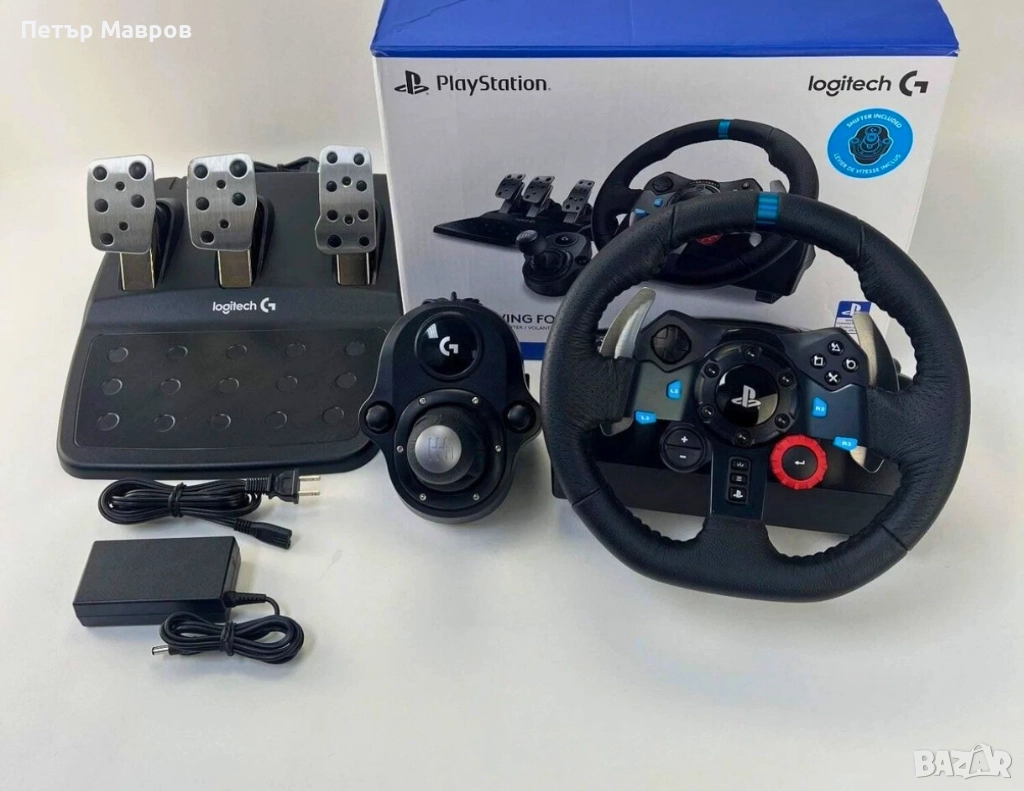 Logitech G29 волан + шифтер – много запазен, снимка 1