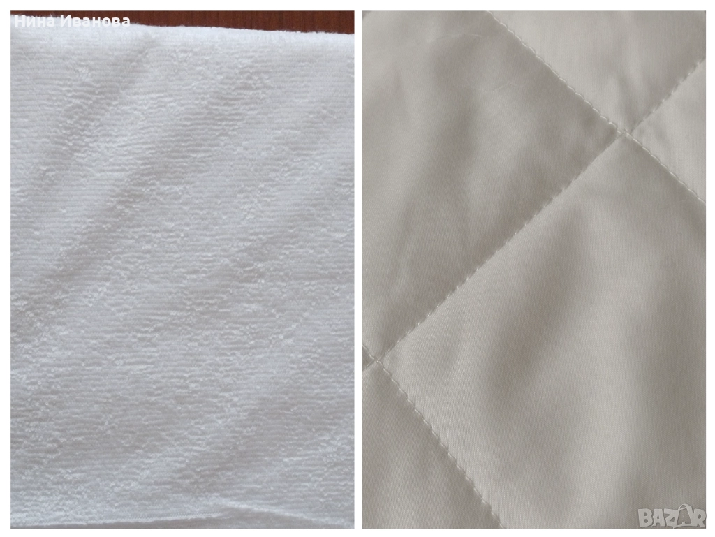 Протектори 2 вида- 140/200 бели, нови, снимка 1