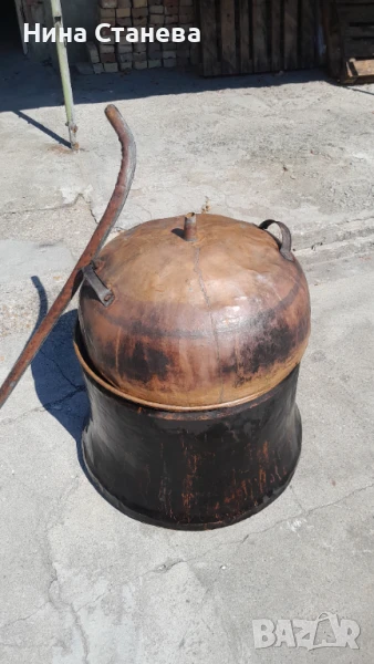 Продавам меден казан  за варене на ракия.З, снимка 1
