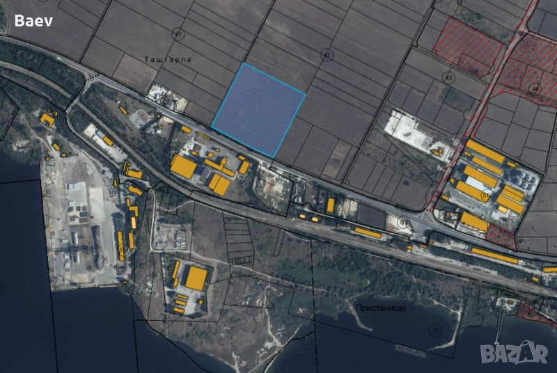 Продавам парцел за промишлено строителство в с. Тополи, м-ст Таш Тарла, снимка 1