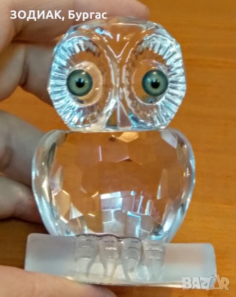 Статуетка БУХАЛ - стъкло, 8 см, снимка 1