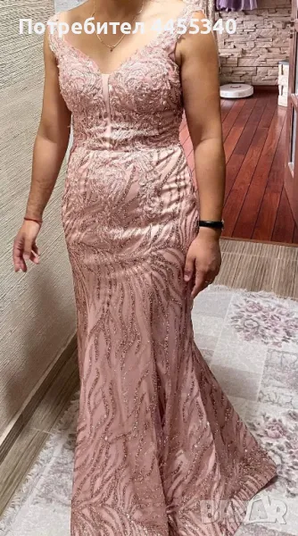 Продавам официална рокля носен изведнъж, снимка 1