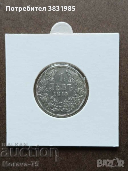 1 лев 1910, снимка 1