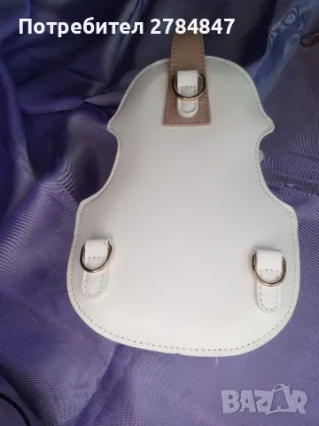 Дамска кожена чанта Китара , снимка 4 - Чанти - 49910132