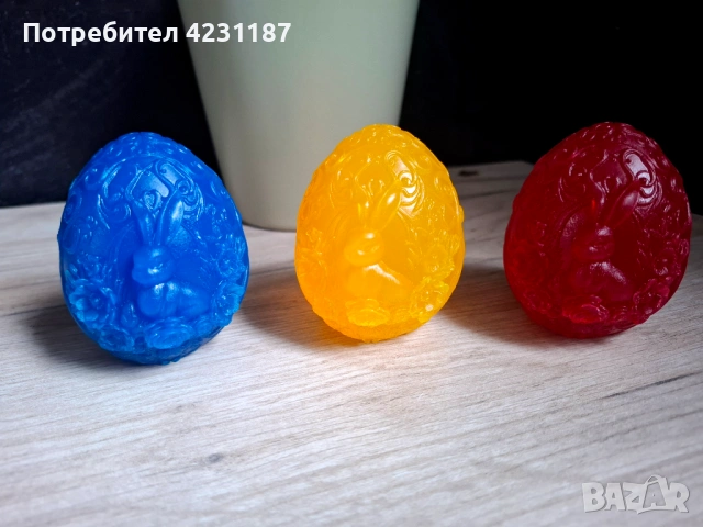 Сапунени великденски яйца, снимка 4 - Декорация за дома - 53945411