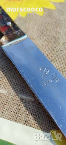 Стар български касапски нож , снимка 2 - Ножове - 52846907