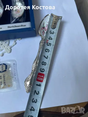 Красиви посребрени лъжички от Япония с диви цветя - 7 бр, снимка 9 - Антикварни и старинни предмети - 48731395