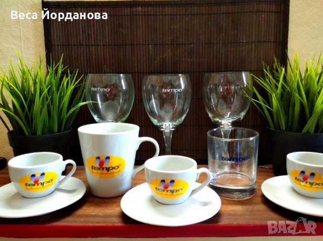 Чаши с лого " tempo ", снимка 1