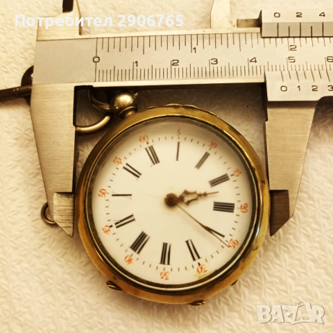 Старинен джобен часовник, снимка 13 - Антикварни и старинни предмети - 52993187