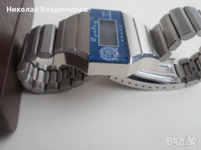  Правец български рядък мъжки ръчен часовник Булетроник Buletronic, снимка 9 - Мъжки - 52890435