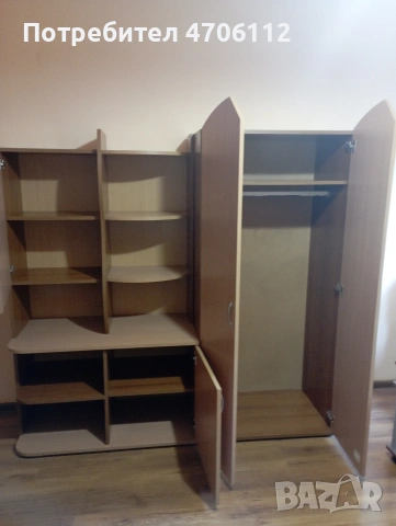 секция+гардероб, снимка 2 - Секции и витрини - 53064703