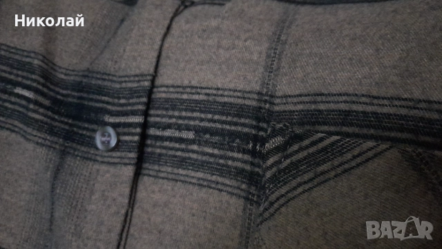 Карирана мъжка риза Shenma, снимка 2 - Ризи - 52589630