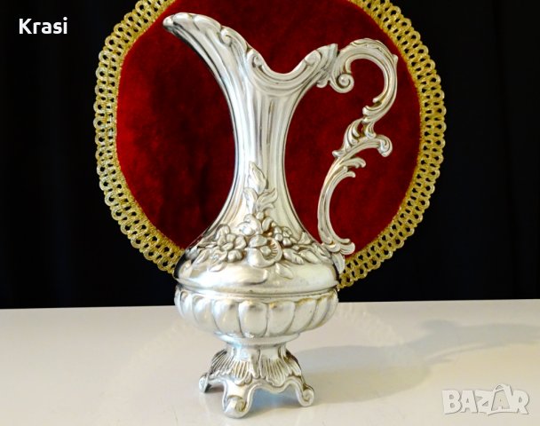 Италианска релефна кана от калай,барок