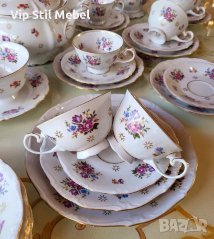 Немски сервиз за хранене и кафе/чай Reichenbach , снимка 9 - Сервизи - 50016149
