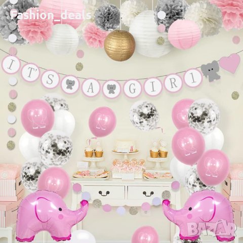 Нова украса Baby Shower Балони Сет за разкриване на пола момиче момче Декорация парти, снимка 4 - Други - 42841421