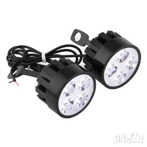 Комплект LED прожектори за мотоциклет с алуминиев радиатор