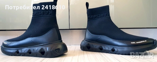 Karl Lagerfeld Run Mens Size 42/26.5см Uk 8 US 9 НОВО! ОРИГИНАЛ! Мъжки Спортни обувки, снимка 6 - Спортни обувки - 54099322