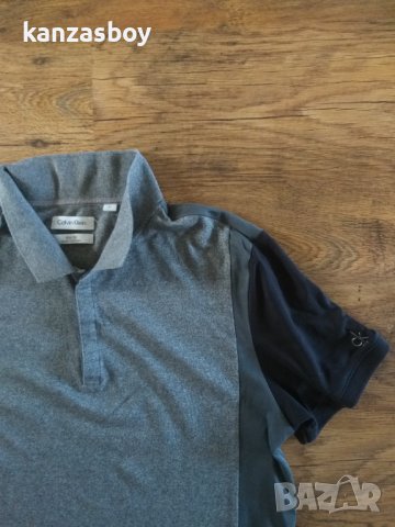 calvin klein - страхотна мъжка тениска КАТО НОВА, снимка 3 - Тениски - 37402798