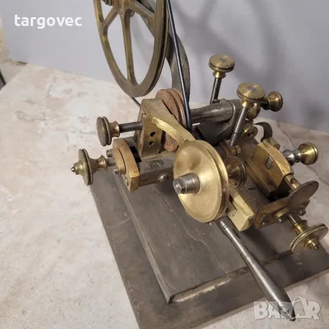 уникален старинен часовникарски струг, снимка 4 - Антикварни и старинни предмети - 49857655