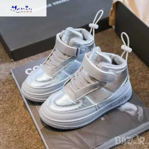 Детски кецове в сребристо, снимка 2 - Детски маратонки - 49960916