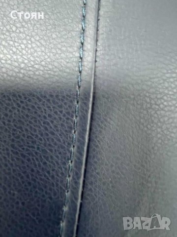 ПРОМОЦИЯ!!!Син фотьойл от еко кожа с електрически релаксиращ механизъм, снимка 4 - Дивани и мека мебел - 37251767