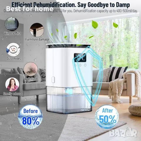 Електрически изсушител обезвлажнител, влагоуловител Raofuo, снимка 6 - Други стоки за дома - 49770634