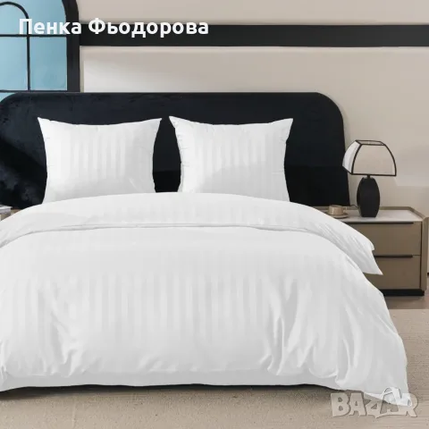 Спален комплект 4 части - 220x200 см, с цип, хипоалергенен, снимка 9 - Спално бельо - 55877722