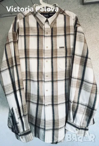 НОВА Карирана Риза Chaps Ralph Lauren | Винтидж Уникат от 90-те (Размер XL/2XL)