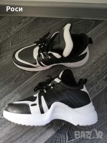 Нови дамски спортни обувки, маратонки с платформа - размери 38 и 40