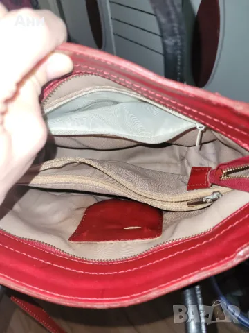 Дамска чанта от естествена кожа, снимка 4 - Чанти - 50016356