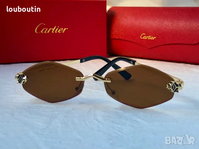 Cartier 2024 дамски слънчеви очила ромб 3 цвята, снимка 13 - Слънчеви и диоптрични очила - 47667819