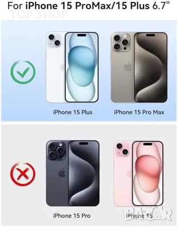 Нов заряден калъф батерия за телефон iPhone 15 Pro Max/Plus и 15 Pro/15, снимка 4 - Калъфи, кейсове - 49251709