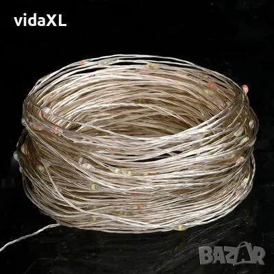 vidaXL LED микро стринг лампички 40 м 400 LED разноцветни 8 функции（SKU:328850）, снимка 4 - Други - 49374629