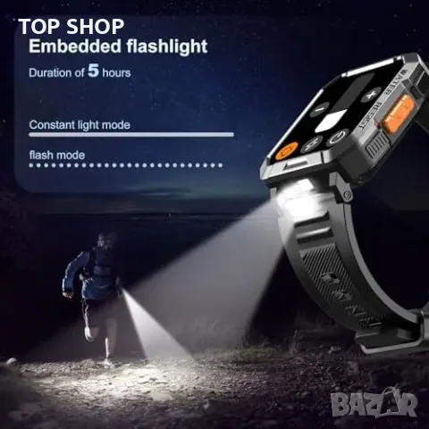 Нов Многофункционален Смарт Часовник с 100+ Спортни Режима и Известия, снимка 8 - Мъжки - 49498167